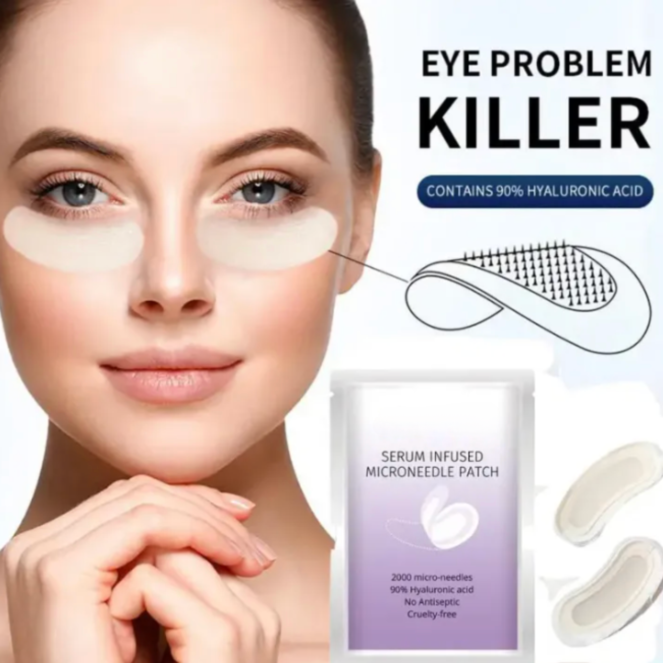 Microneedle EyePatches